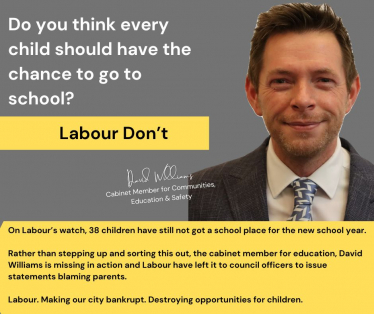 Labour don't care about education.